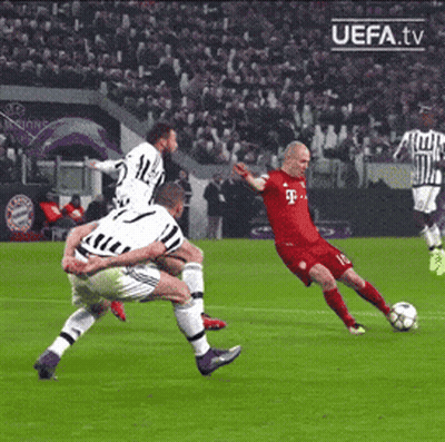 A Soccer Game Is Being Shown On Uefa Tv GIF
