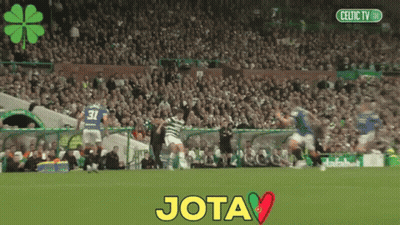 A Soccer Game Is Sponsored By Celtic Tv And Jota GIF