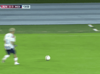 A Soccer Game Is Underway And The Score Is 0-0 Med GIF
