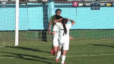A Soccer Game Is Underway And The Score Is 3-0 Bol GIF