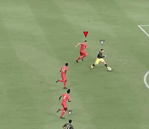 A Soccer Game With The Words Keeper Says No At The Top GIF