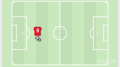 A Soccer Goal With The Word Q00000 Written On It GIF