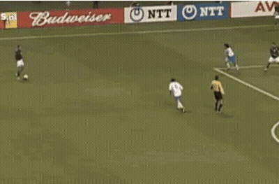 A Soccer Goalie Stands In Front Of A Mcdonald 'S Advertisement GIF