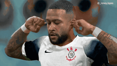 A Soccer Player Covering His Ears With His Hands GIF