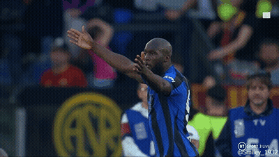 A Soccer Player In A Blue And Black Jersey With The Number 2 On It GIF