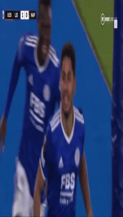 A Soccer Player In A Blue Jersey With The Number 22 On The Front GIF