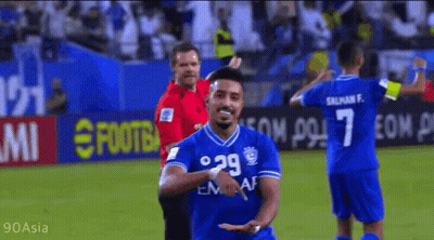 A Soccer Player In A Blue Jersey With The Number 29 On It GIF