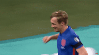 A Soccer Player In A Blue Shirt With The Number 1 On It GIF