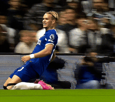 A Soccer Player In A Blue Uniform With The Number 3 On The Back GIF