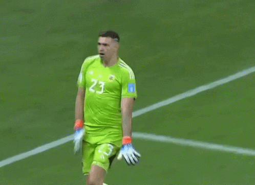 A Soccer Player In A Green Jersey With The Number 23 On It GIF