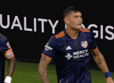 A Soccer Player In A Mercy Health Jersey GIF
