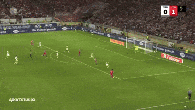 A Soccer Player In A Red Jersey With The Number 11 On It GIF