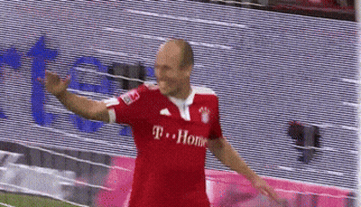 A Soccer Player In A Red T-Home Jersey GIF