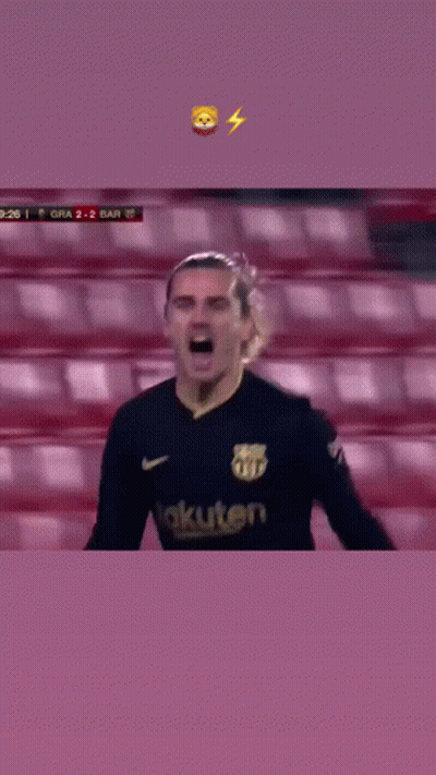 A Soccer Player Is Celebrating A Goal On The Field With A Lightning Bolt Above Him GIF