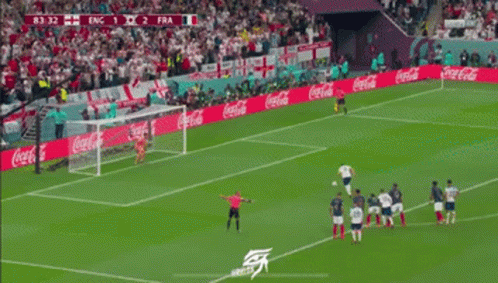 A Soccer Player Is Covering His Face With His Shirt During A Game GIF