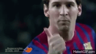 A Soccer Player Is Giving A Thumbs Up In A Makeagif.com Video GIF