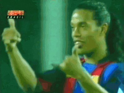 A Soccer Player Is Giving A Thumbs Up While Wearing A Shirt That Says Espn Brasil GIF