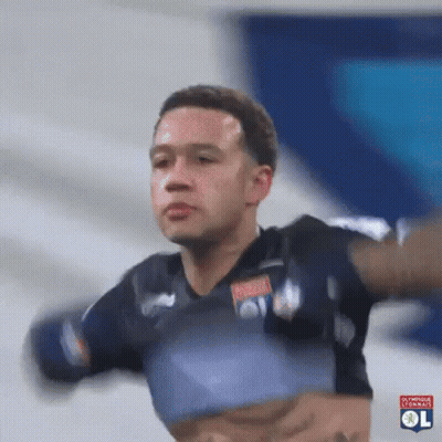 A Soccer Player Is Jumping In The Air With His Arms Outstretched In A Gif . GIF