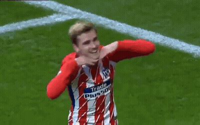A Soccer Player Is Making A Funny Face On The Field While Wearing A Trade Plus500 Jersey . GIF