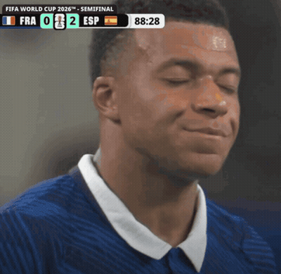 A Soccer Player Is Smiling In Front Of A Screen That Says Fifa World Cup GIF