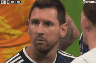 A Soccer Player Is Talking To Another Player With A Sports Logo On The Bottom GIF