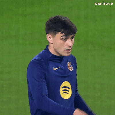 A Soccer Player Is Wearing A Blue Nike Shirt GIF