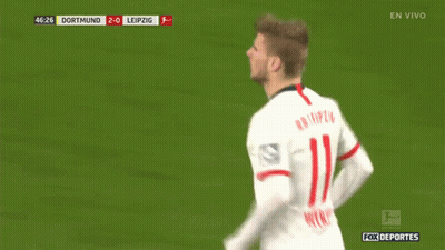 A Soccer Player Named Rb Leipzig Is On The Field GIF