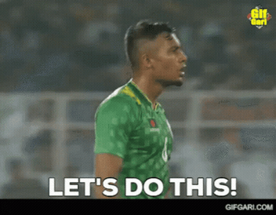 A Soccer Player Says Let 'S Do This In A Gif