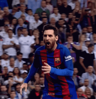 A Soccer Player Wearing A Beko Jersey Is Celebrating A Goal GIF