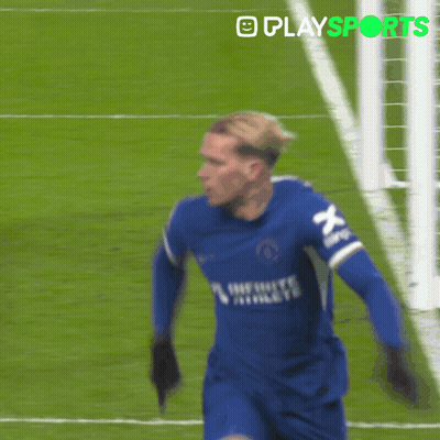 A Soccer Player Wearing A Blue Jersey That Says ' X ' On It GIF