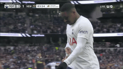 A Soccer Player Wearing A Cinch Jersey Celebrates GIF