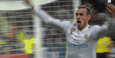A Soccer Player Wearing A Fly Emirates Jersey GIF