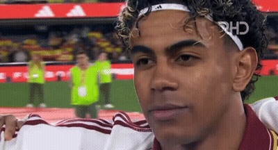 A Soccer Player Wearing A Headband With The Word Chr On It GIF