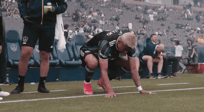 A Soccer Player Wearing A Jersey That Says ' On ' On It GIF