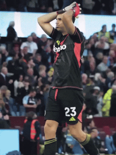 A Soccer Player Wearing A Jersey With The Number 23 On It GIF
