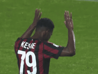 A Soccer Player Wearing A Kesme Jersey With The Number 79 On It GIF