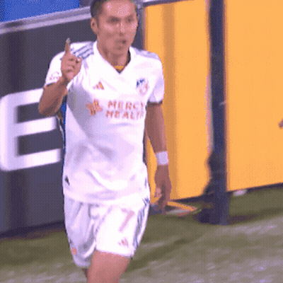 A Soccer Player Wearing A Mercy Health Jersey GIF