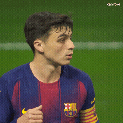 A Soccer Player Wearing A Nike Shirt Making A Face GIF