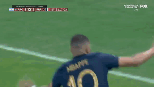 A Soccer Player Wearing A Number 10 Jersey Celebrates GIF