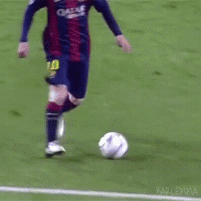 A Soccer Player Wearing A Number 10 Jersey Kicks The Ball GIF