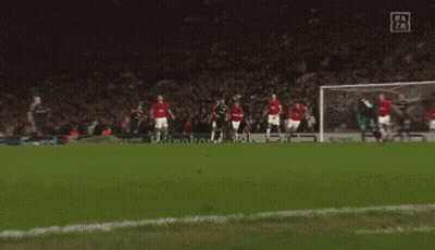 A Soccer Player Wearing A Number 10 Jersey Kicks The Ball GIF