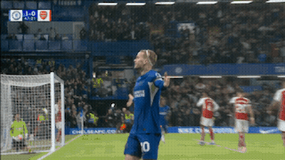 A Soccer Player Wearing A Number 10 Jersey Stands On The Field GIF