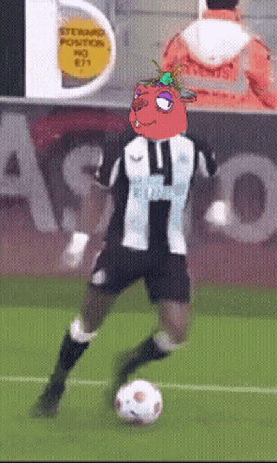 A Soccer Player Wearing A Number 11 Jersey Kicks A Soccer Ball GIF
