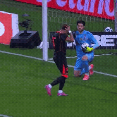A Soccer Player Wearing A Number 11 Jersey Stands On The Field GIF