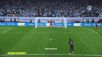 A Soccer Player Wearing A Number 15 Jersey Stands In Front Of A Goal GIF
