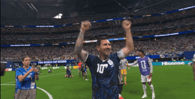 A Soccer Player Wearing A Number 17 Jersey Celebrates On The Field GIF