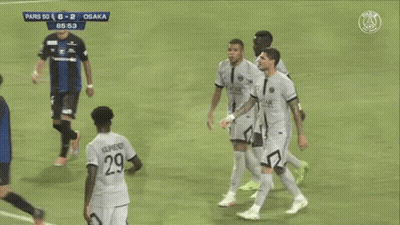 A Soccer Player Wearing A Number 29 Jersey Stands On The Field GIF