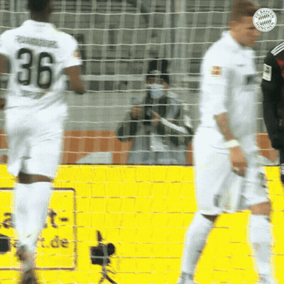 A Soccer Player Wearing A Number 36 Jersey Stands On The Field GIF