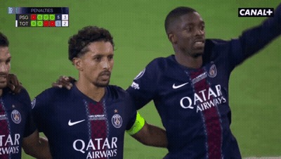 A Soccer Player Wearing A Qatar Airways Jersey Stands On The Field GIF
