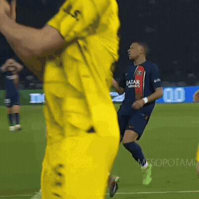 A Soccer Player Wearing A Qatar Shirt Is Running On A Field GIF